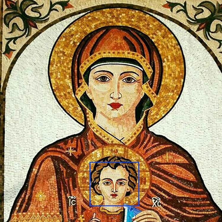 모자이크 벽화 사원 예술 모자이크